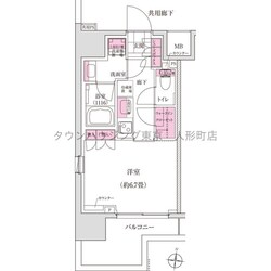 ディームス木場の物件間取画像